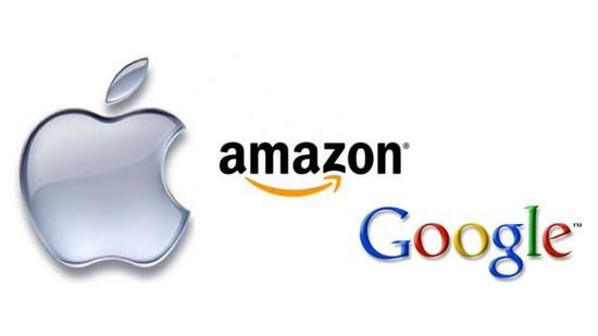 苹果、谷歌、亚马逊 谁将率先成为市值万亿公司