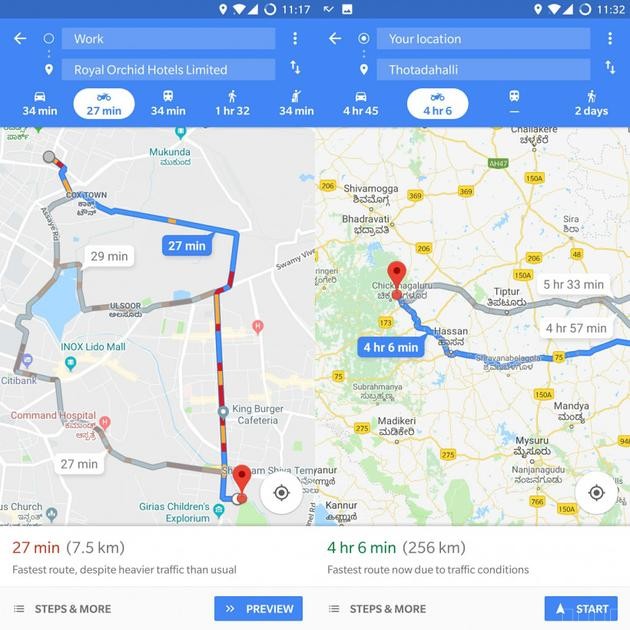 谷歌地图加入“两轮模式”：为自行车/摩托找出捷径